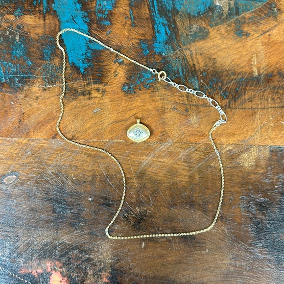 “Mondo Joya Necklace” gold pendant by Adel Chefridi. New with tags from Sundance - Picture 5 of 8